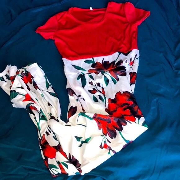 Floral maxi dress - Picture 1 of 5
